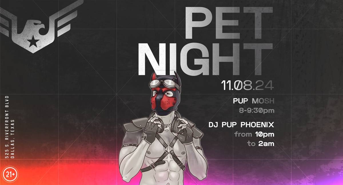 PET NIGHT with DJ Pup Phoenix
