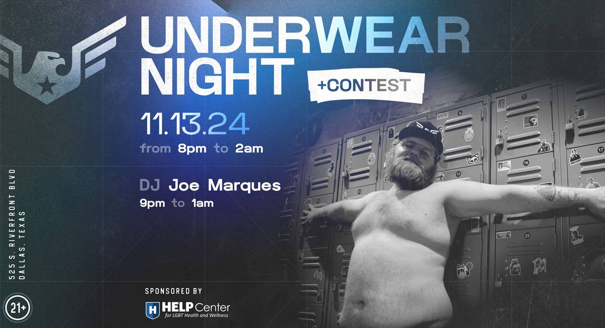 UNDERWEAR NIGHT with DJ Joe Marques
