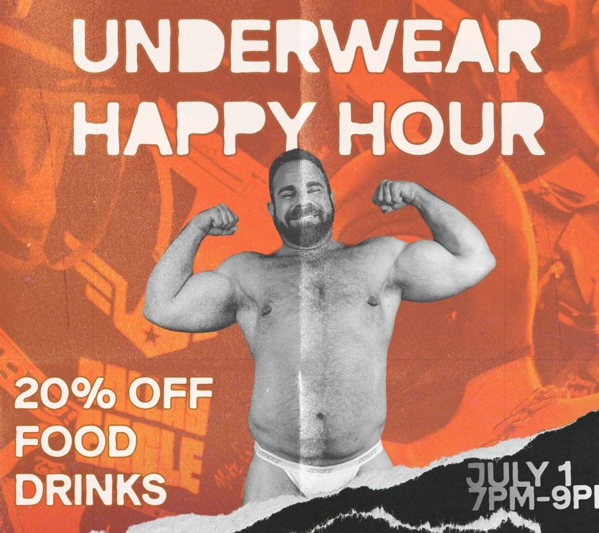 Underwear happy Hour - DALLAS EAGLE